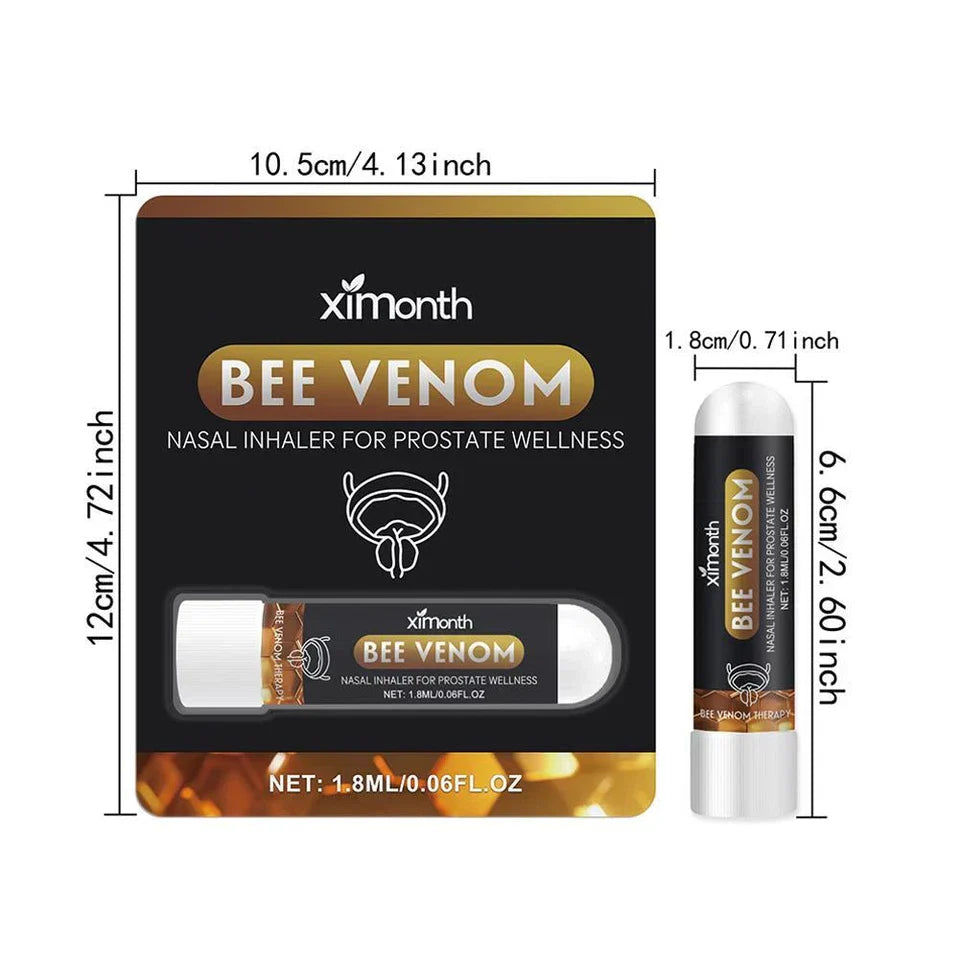 Ximonth Bee Venom Nasal Inhaler for Prostate Wellness - Stick for Men’s Circulation & Vitality Support