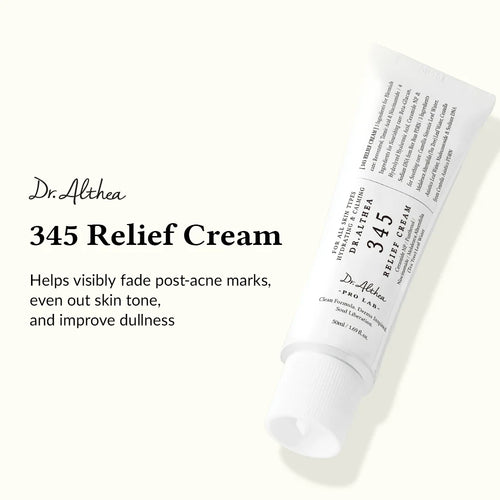 Dr. Althea 345 Relief Cream 50ml | Soothing & Repair Moisturizer for Sensitive Skin